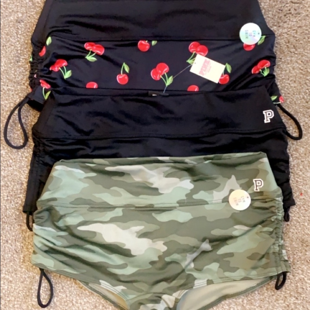 PINK Victoria’s Secret Gym to Swim shortie bundle